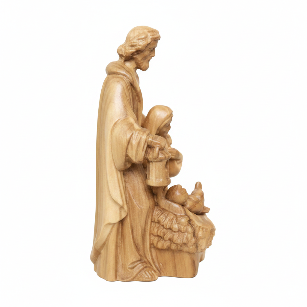 Presepe in legno stile barocco 