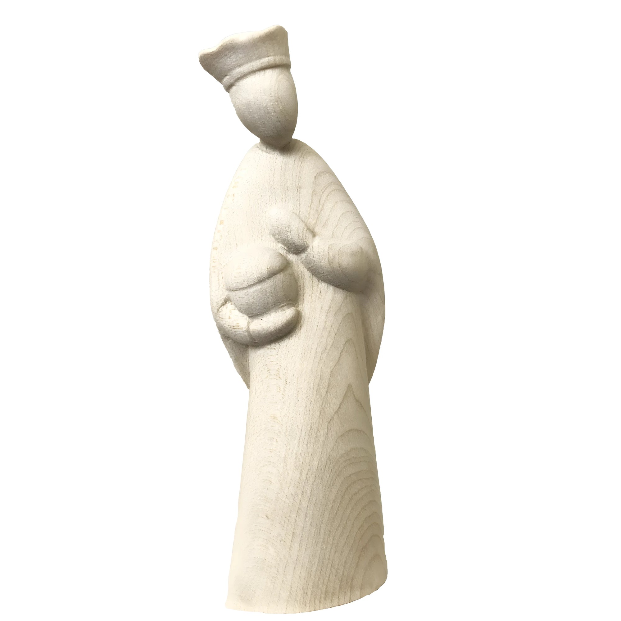 Re Magio Melchiorre Stilizzato in Legno d'Acero Val Gardena