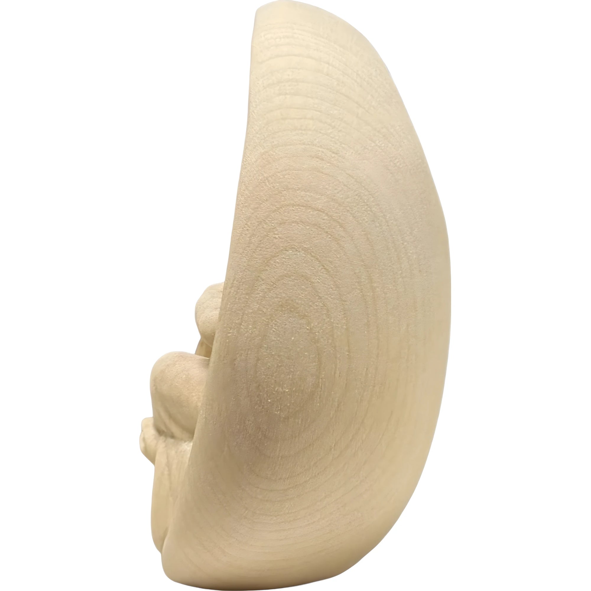 Rilievo Sacro Ovale in Legno Sant'Antonio e Gesù Bambino Val Gardena