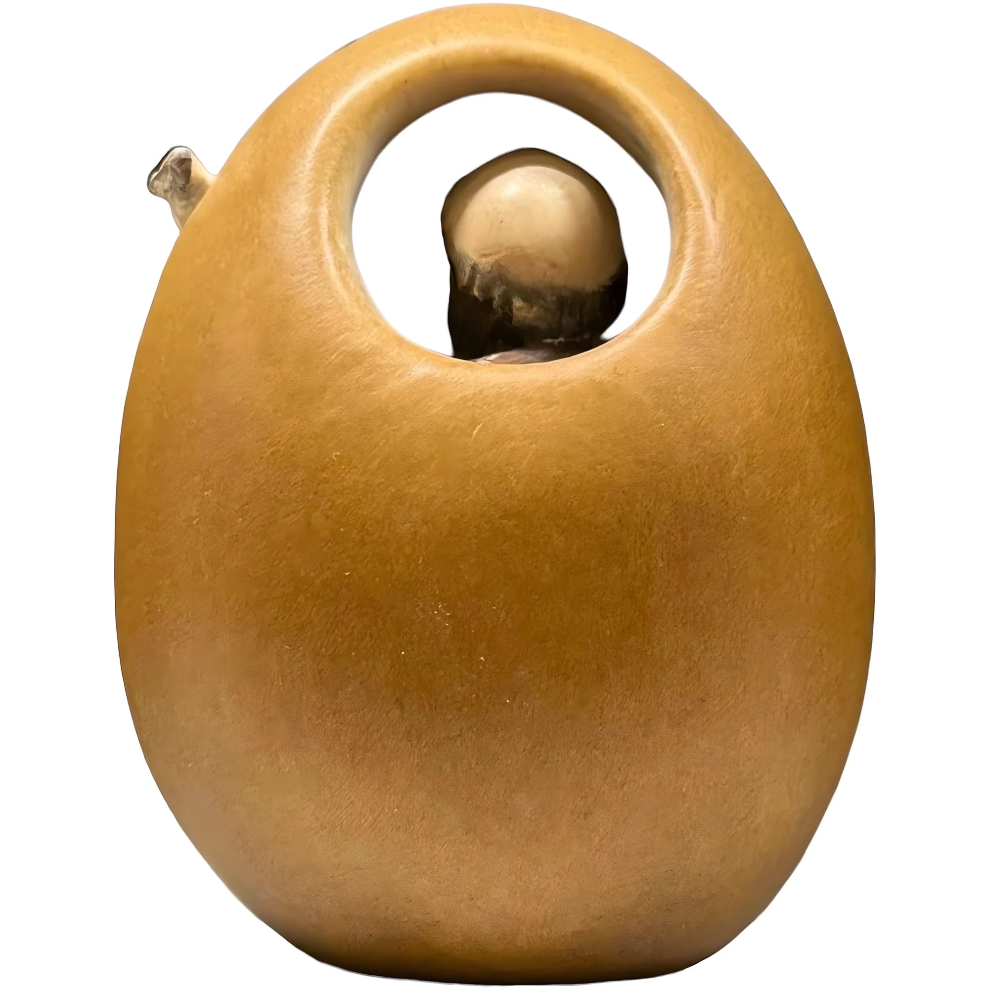 Rilievo da Parete in Legno San Francesco con Agnello e Colomba