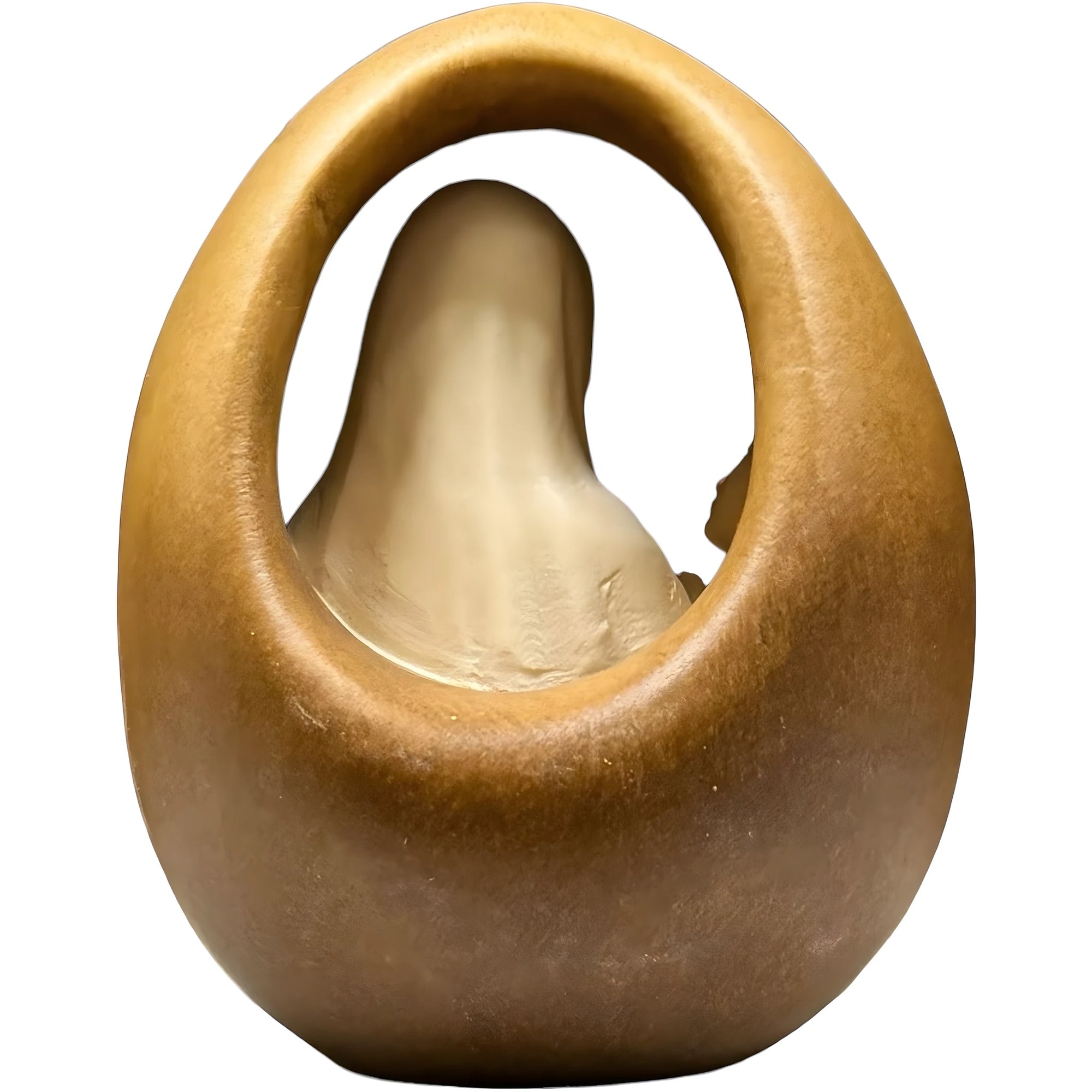 Rilievo in Legno della Madonna di Lourdes e Santa Bernadette, Scultura Val Gardena