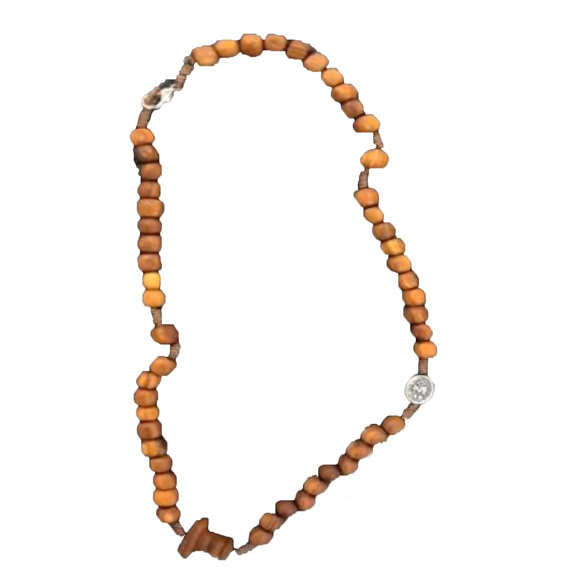 Rosario in Legno di Ulivo Naturale - Artigianato Sacro