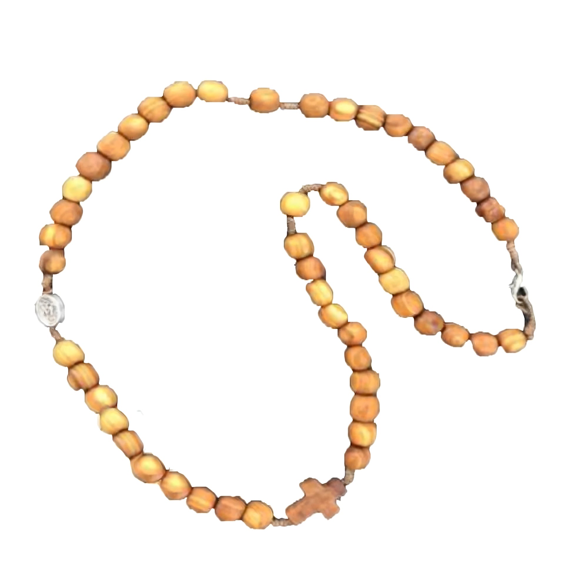 Rosario in Legno di Ulivo Tornito Artigianale | 35 cm Val Gardena