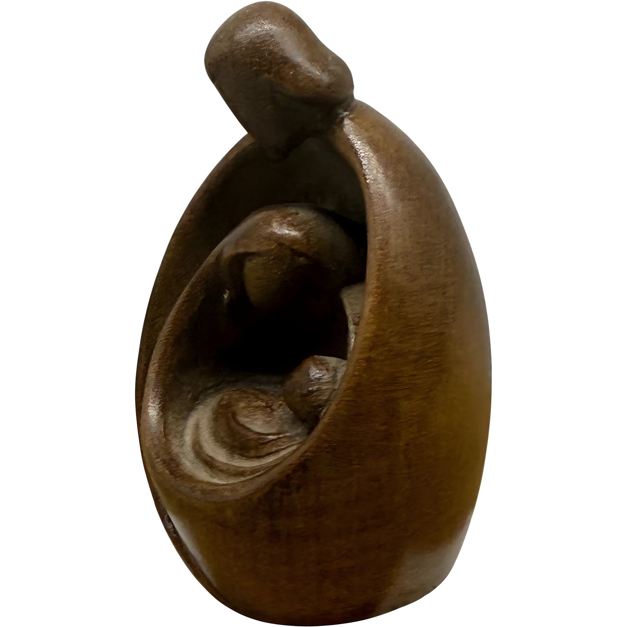 Modern Style Nativity Scene in wood - color