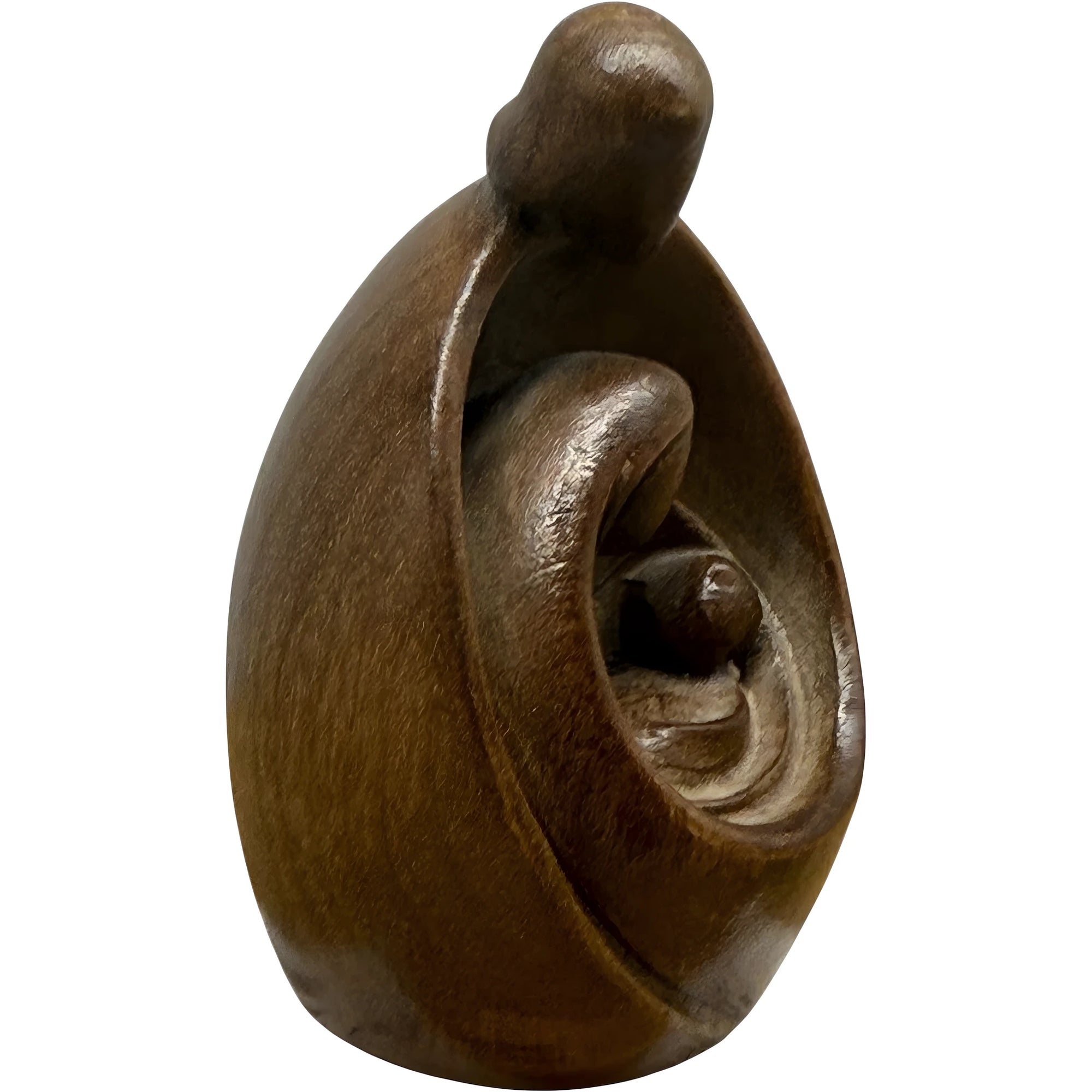 Modern Style Nativity Scene in wood - color