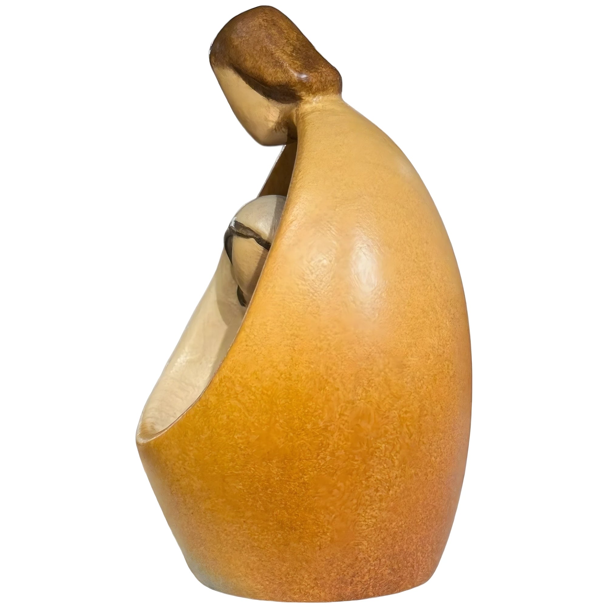 Modern Style Nativity Scene in wood - color