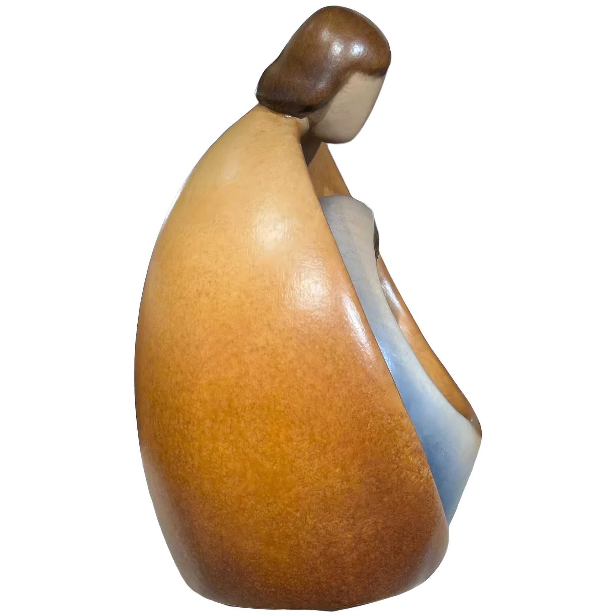 Modern Style Nativity Scene in wood - color