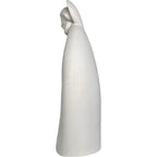 Sainte Famille Stylisée en Bois d'Érable Naturel | Sculpture Artisanale Val Gardena