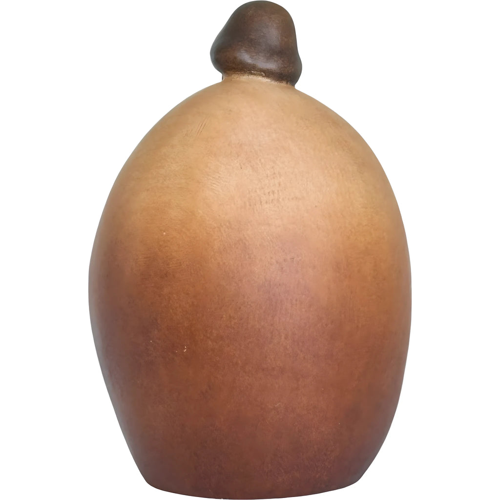 Stilisierte Heilige Familie aus Ahornholz – Moderne Krippenskulptur