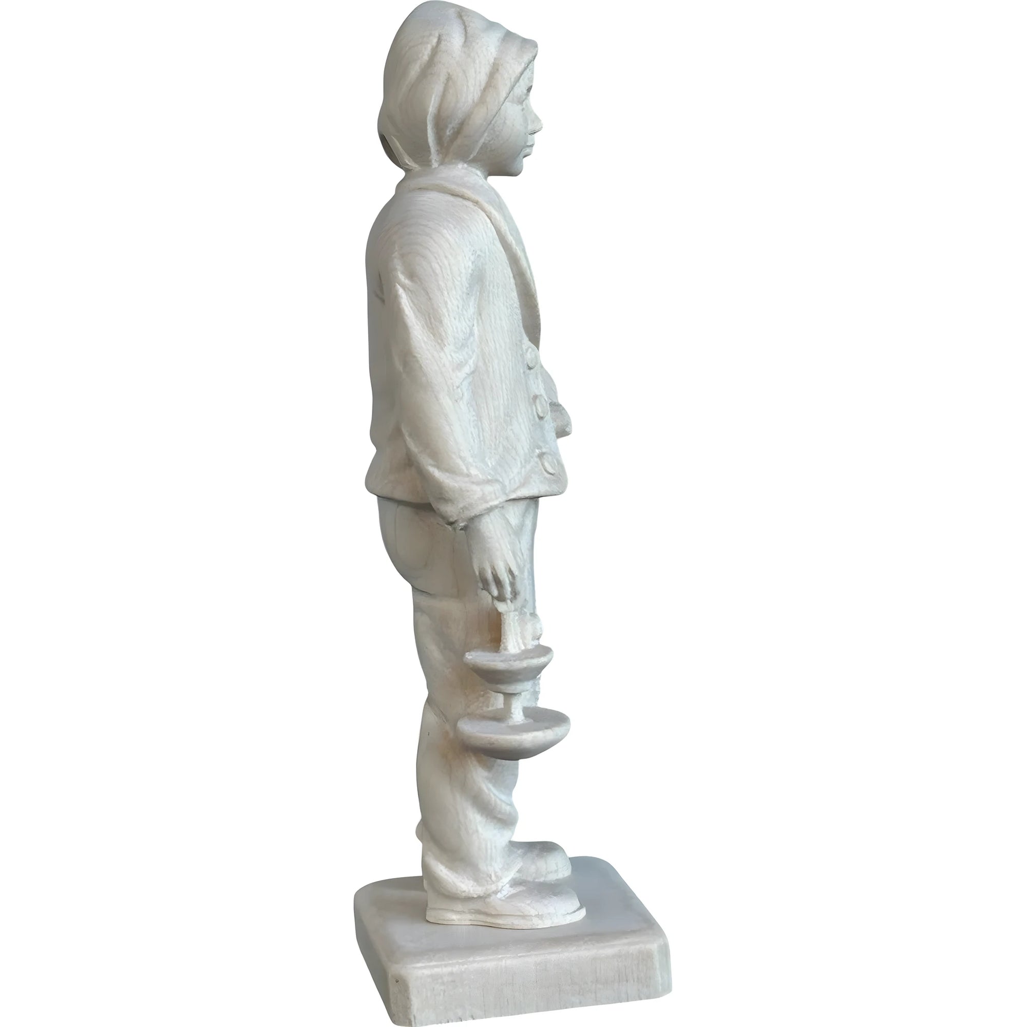 Saint Francisco Marto of Fátima: Shepherd Boy and Seer - Handcrafted Wooden Statue