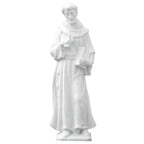 San Francesco con Colomba, Scultura in Fibra di Vetro Val Gardena