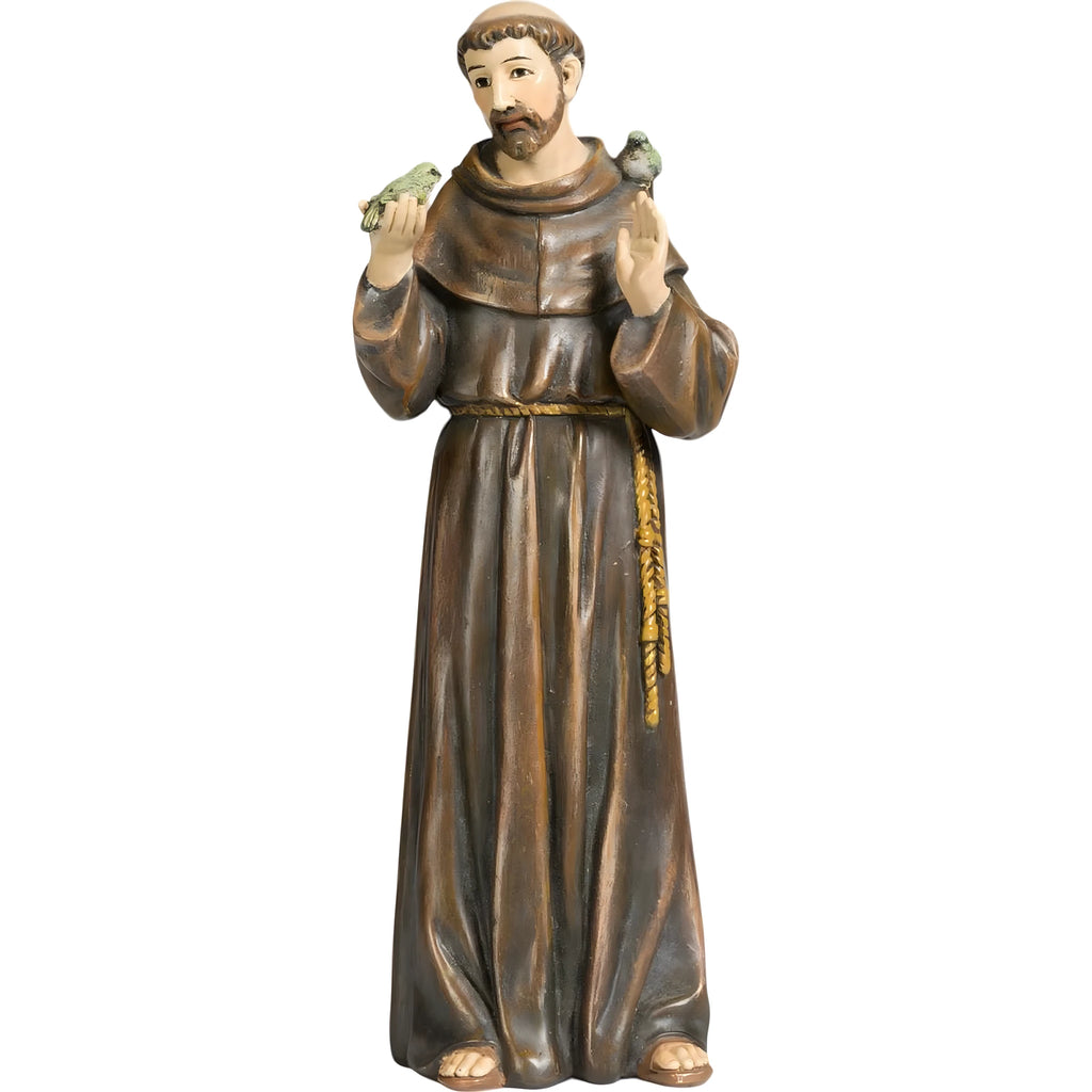 Saint Francis from Assisi in Resin wood