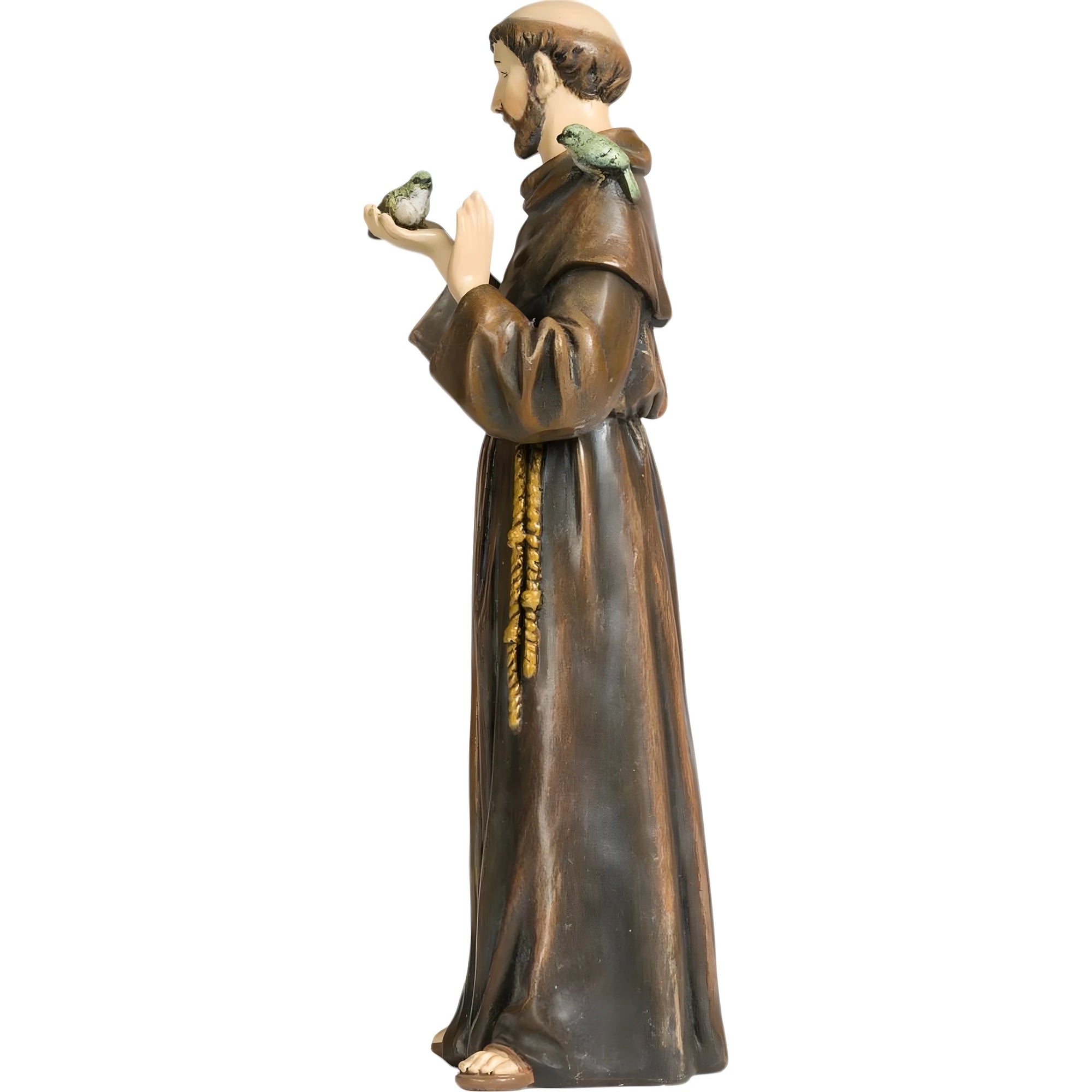 Saint Francis from Assisi in Resin wood