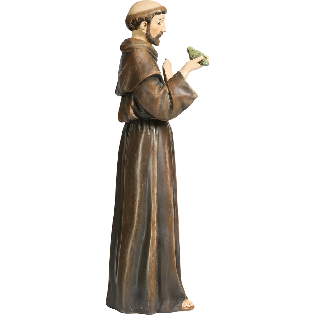 Saint Francis from Assisi in Resin wood
