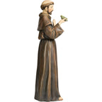 Saint Francis from Assisi in Resin wood
