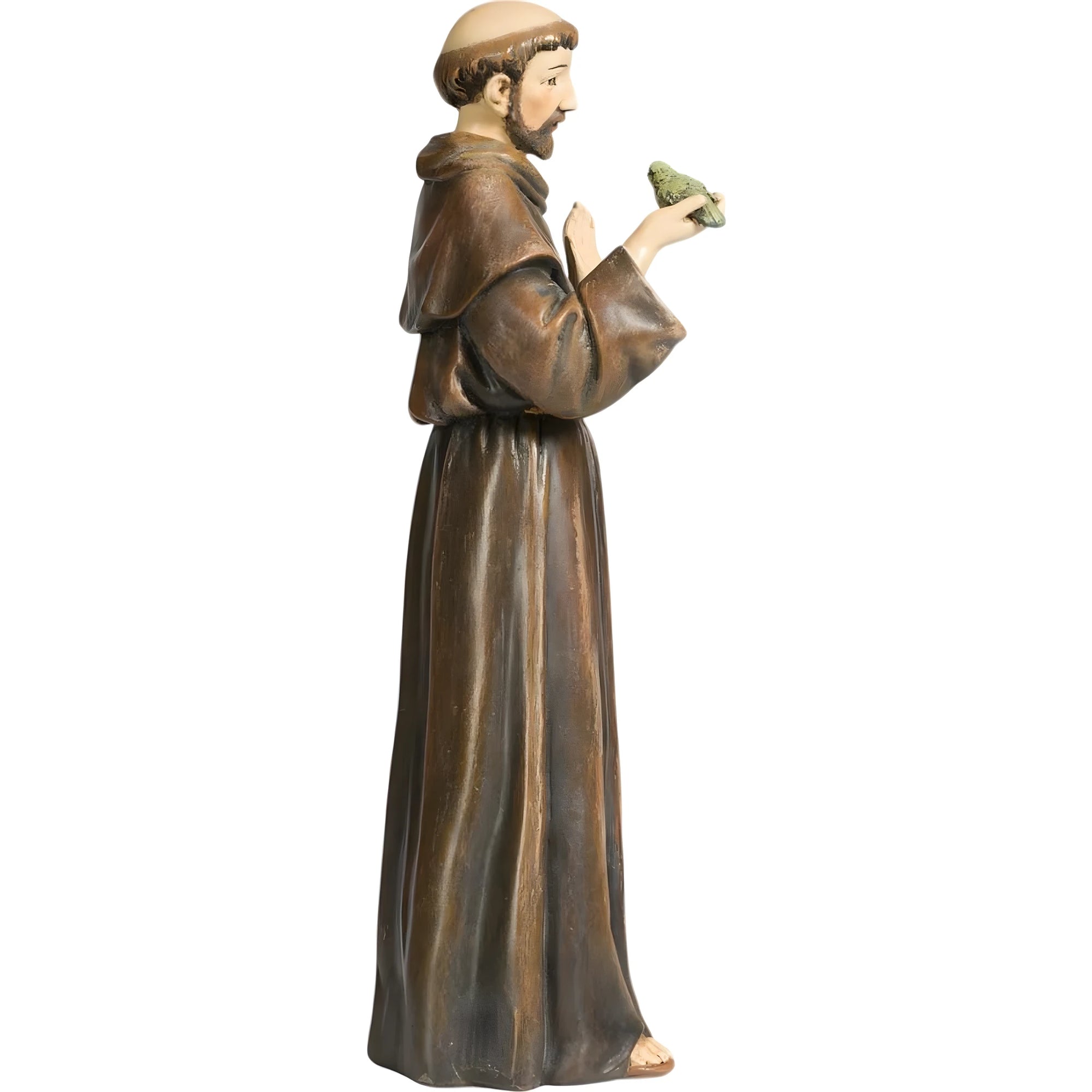 Saint Francis from Assisi in Resin wood