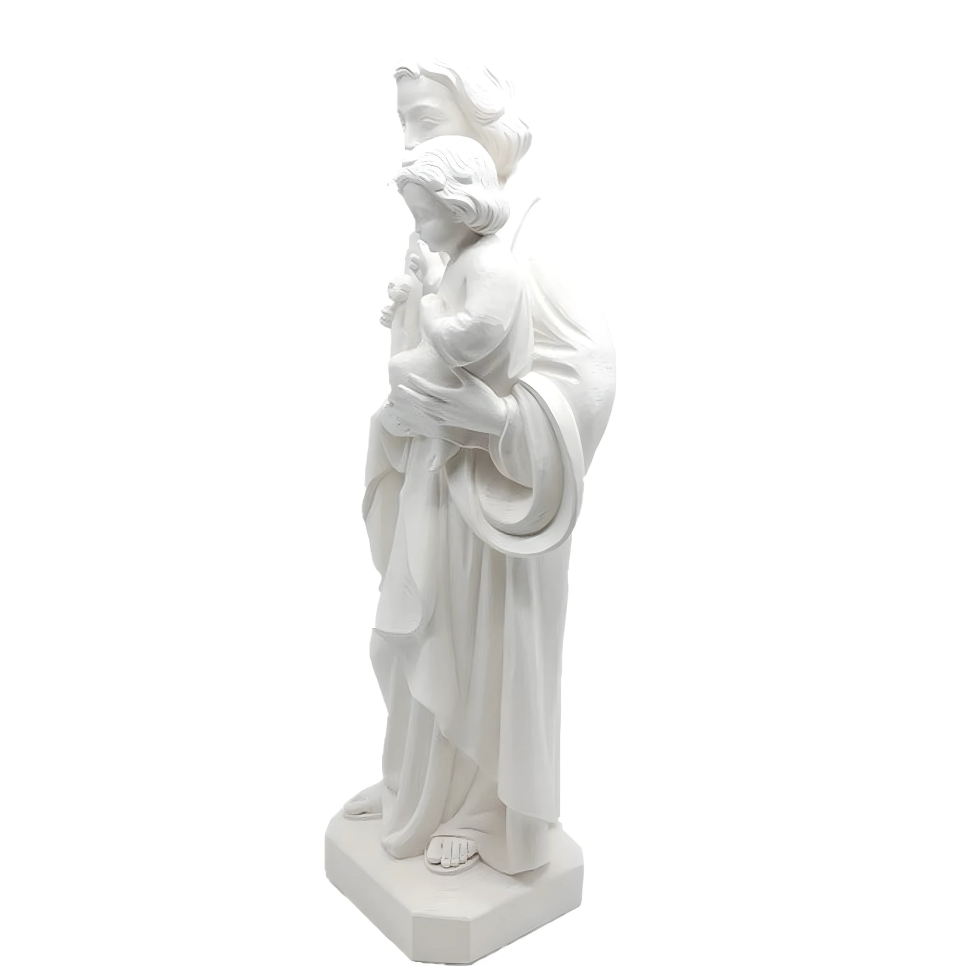 Saint Joseph with Child and Lily, Fiberglass Statue