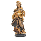 Sainte Ursule, guide et martyre, Statue en bois sculptée à la main dans le Val Gardena