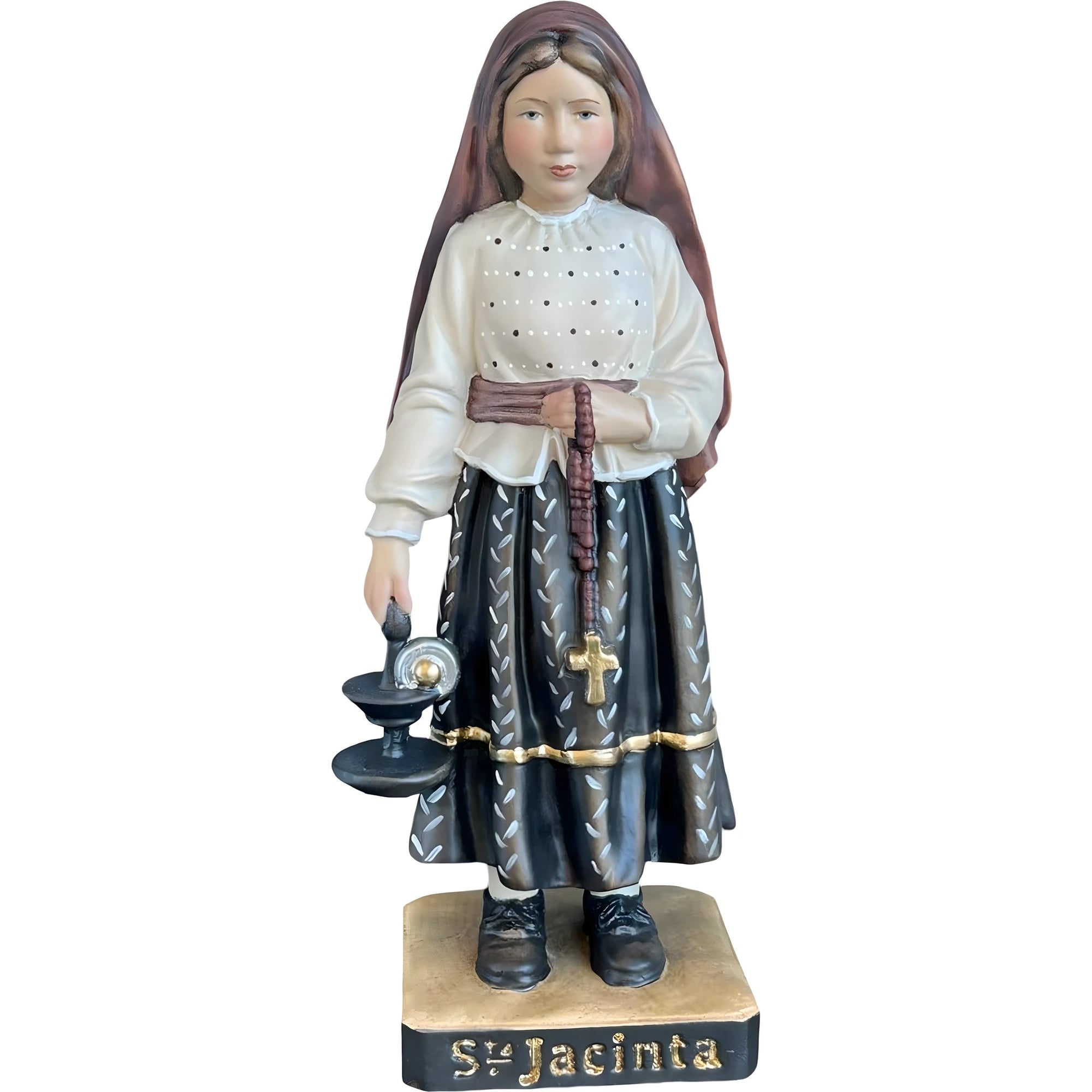 Święta Hiacynta z Fatimy | Drewniana Figura z Val Gardena