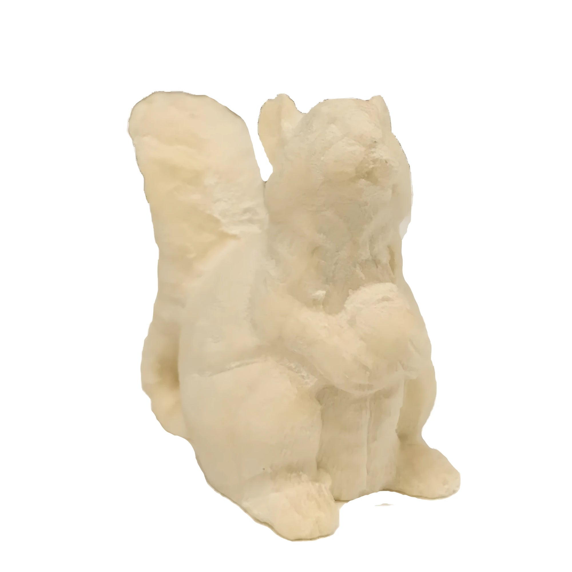 Scoiattolo in Legno d'Acero della Val Gardena | Scultura Artigianale Dipinta a Mano