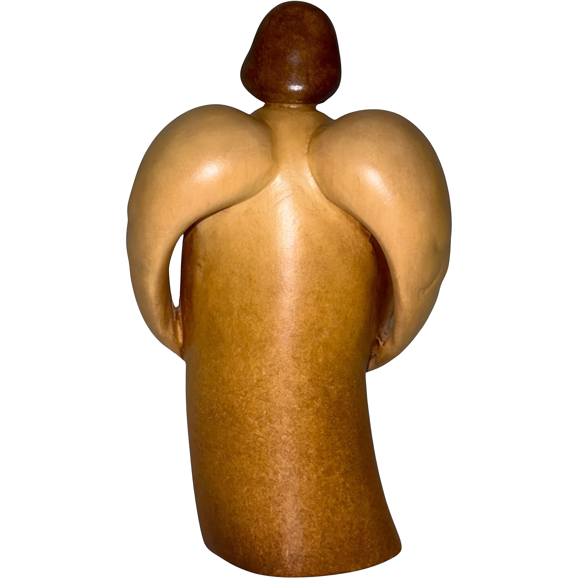 Guardian Angel Sculpture with Child | Sacred Handicrafts Val Gardena