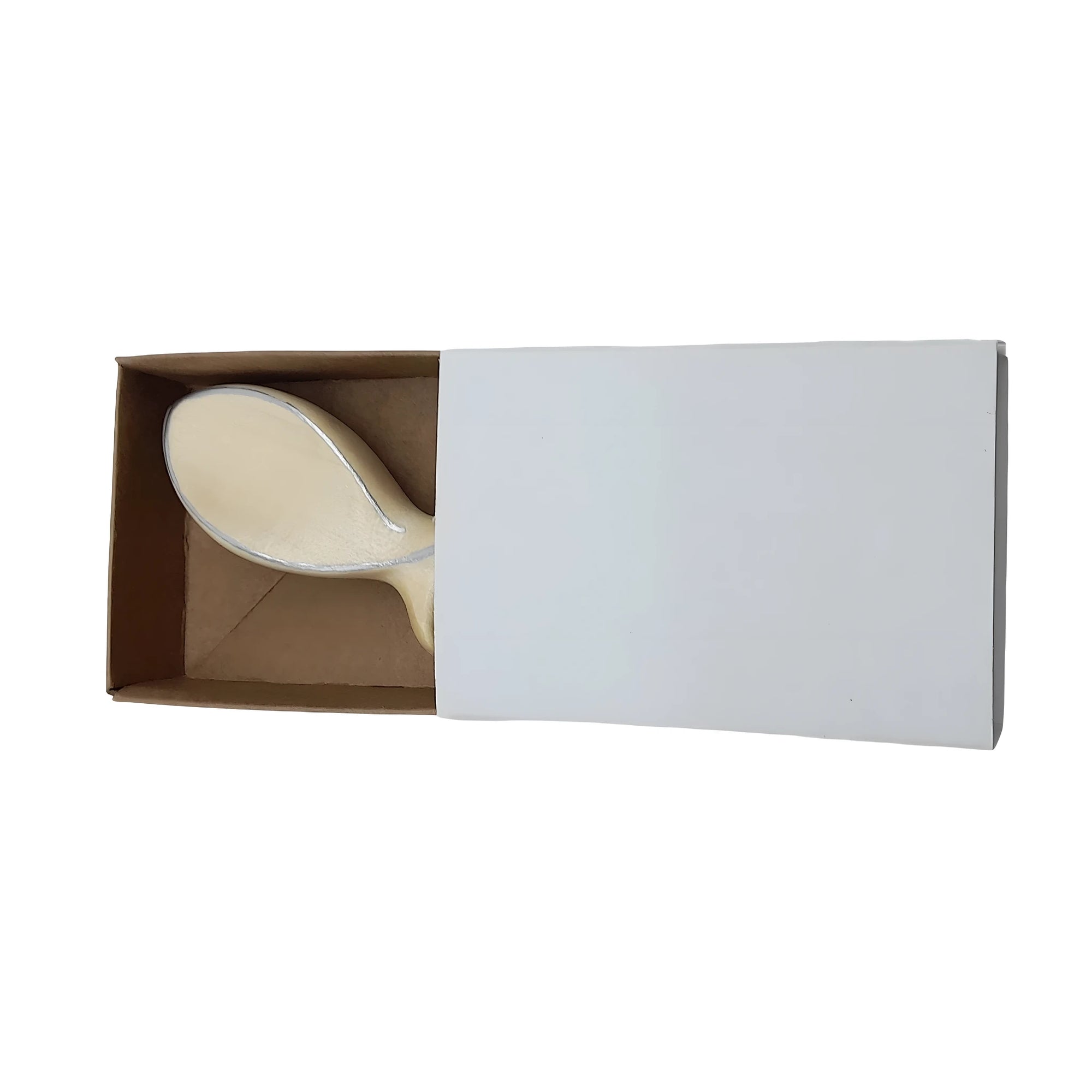 Sculpture Artisanale en Forme de Poisson Ichthys en Bois d'Érable