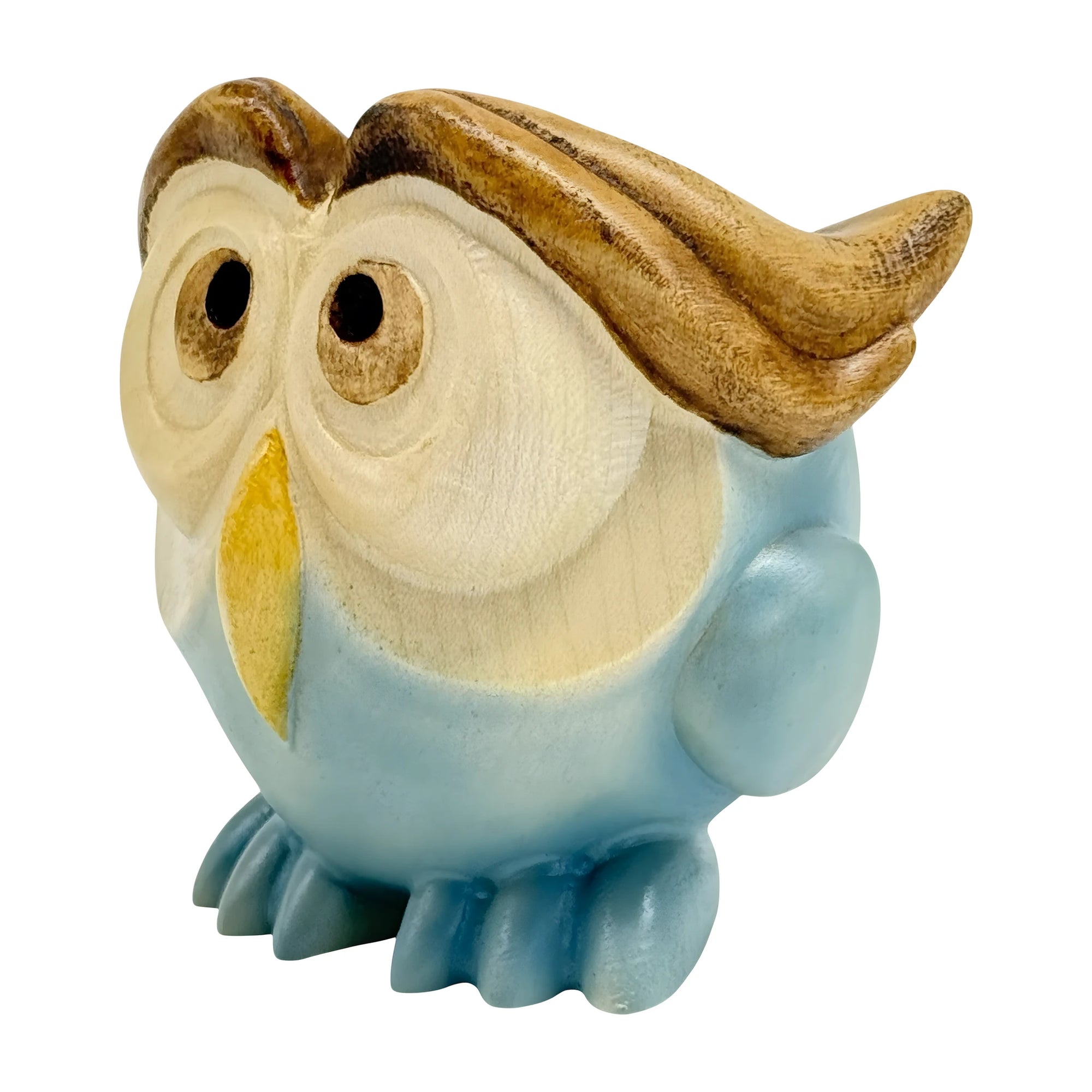 Wooden owl brings good luck