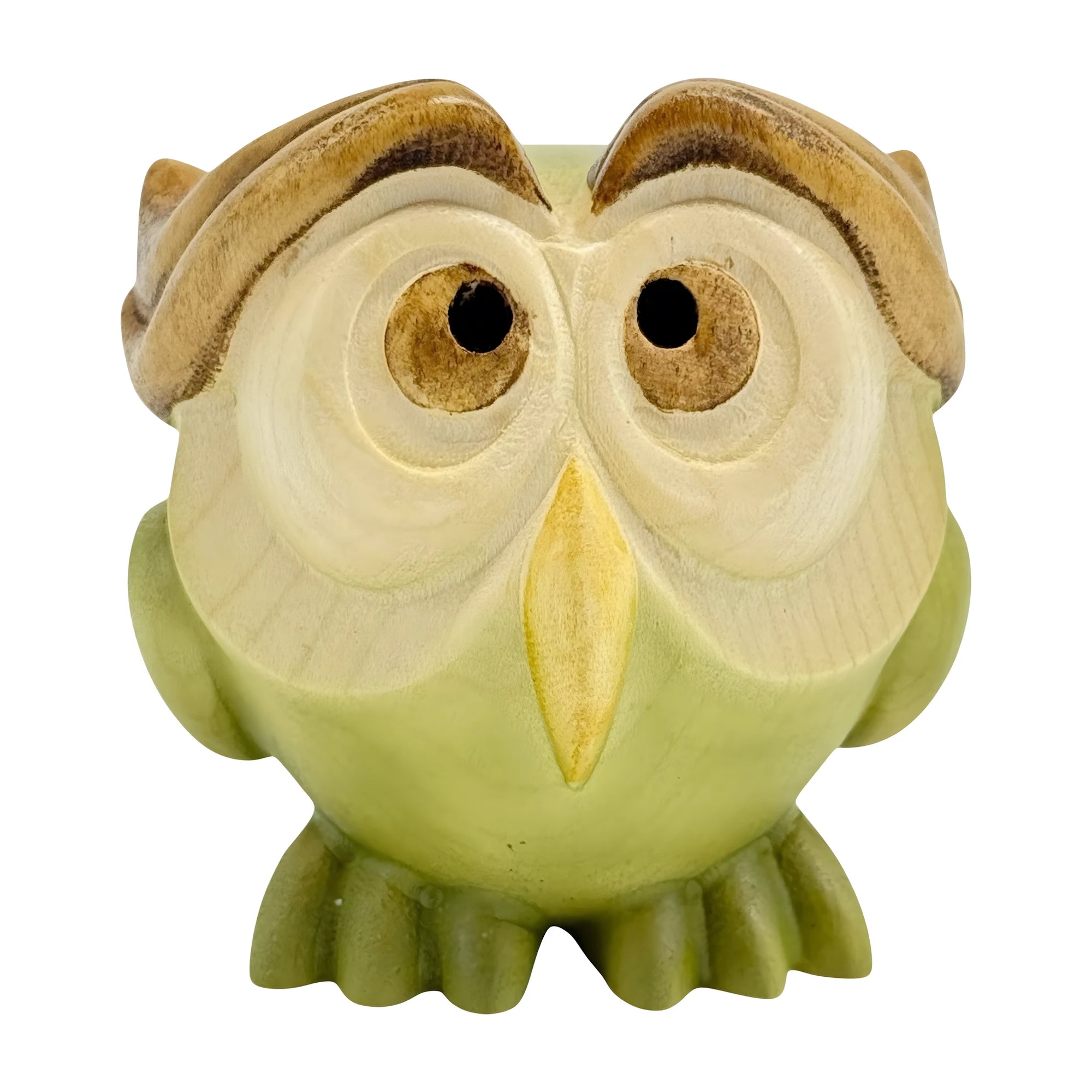 Wooden owl brings good luck