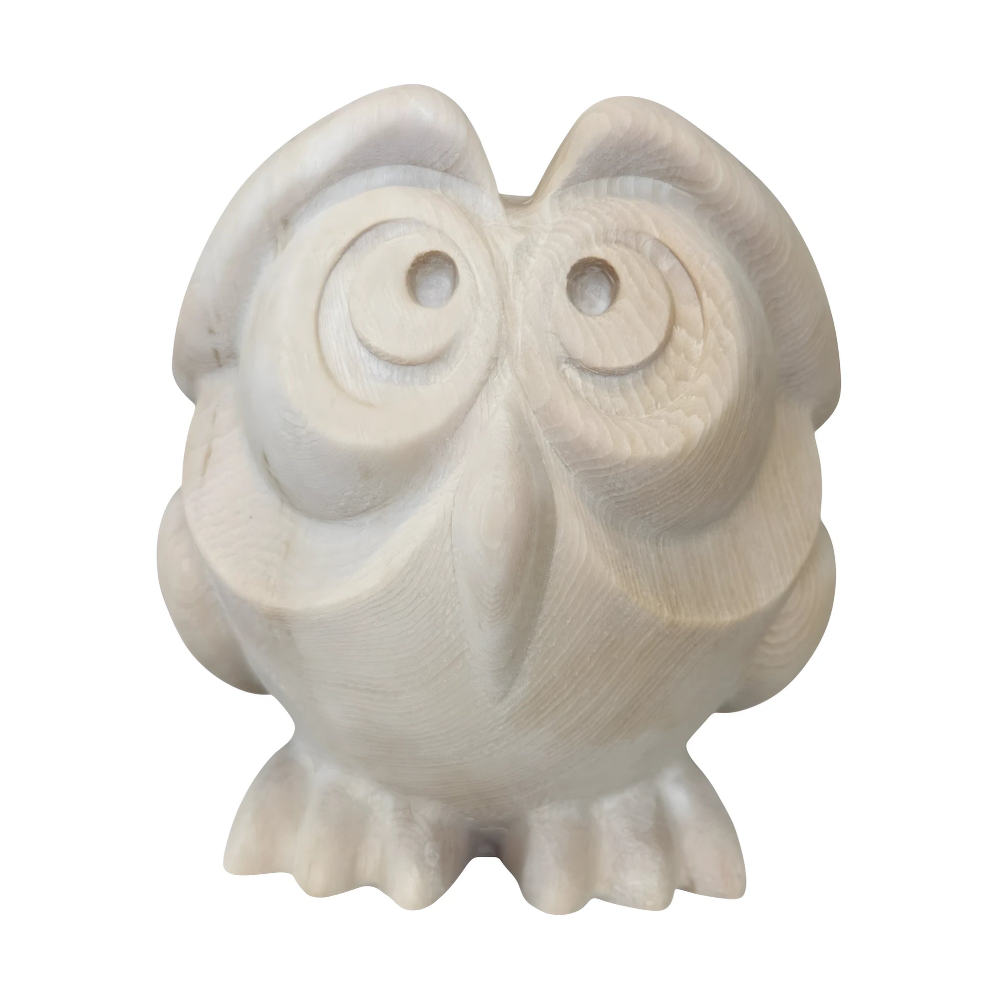 Wooden owl brings good luck