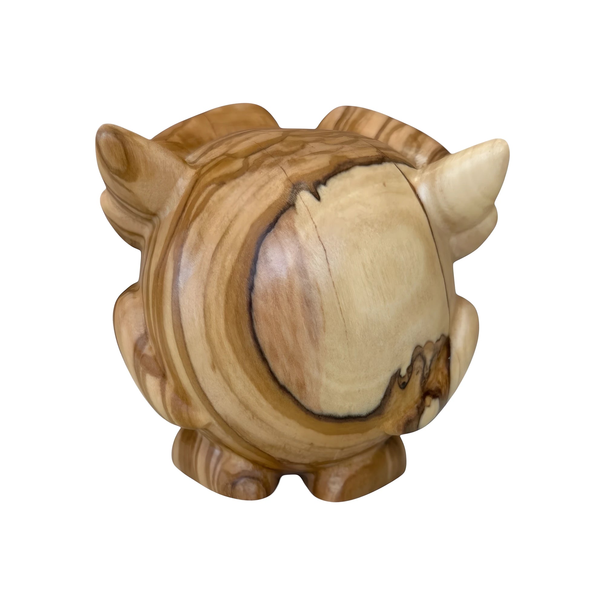 Wooden owl brings good luck