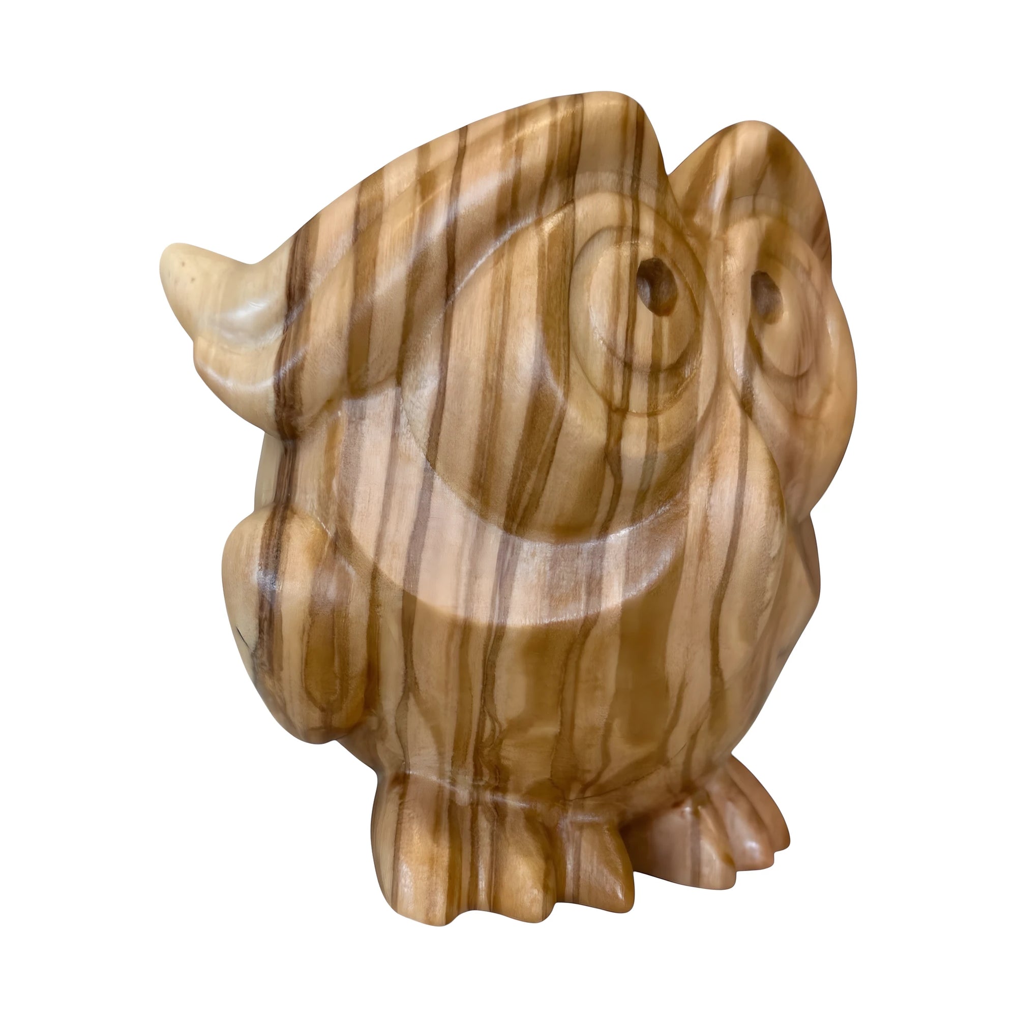 Wooden owl brings good luck