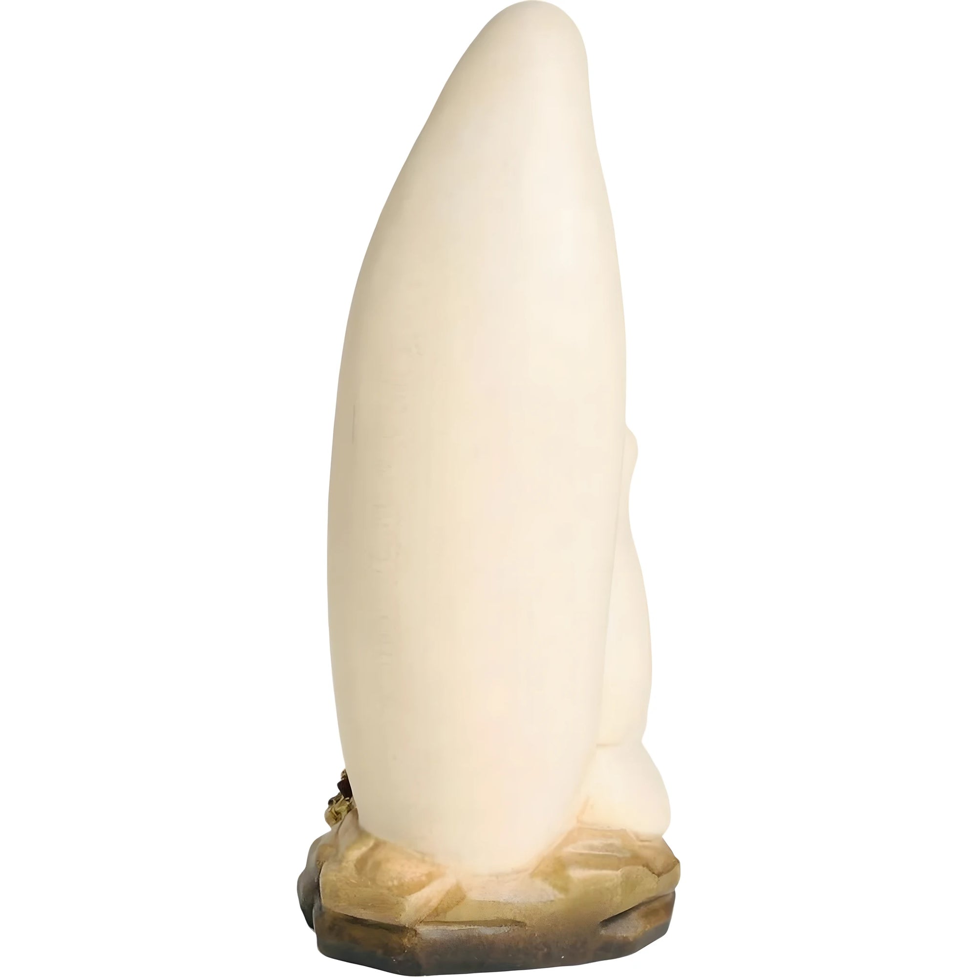 Scultura Madonna di Lourdes con Bernadette in Legno Intagliato della Val Gardena