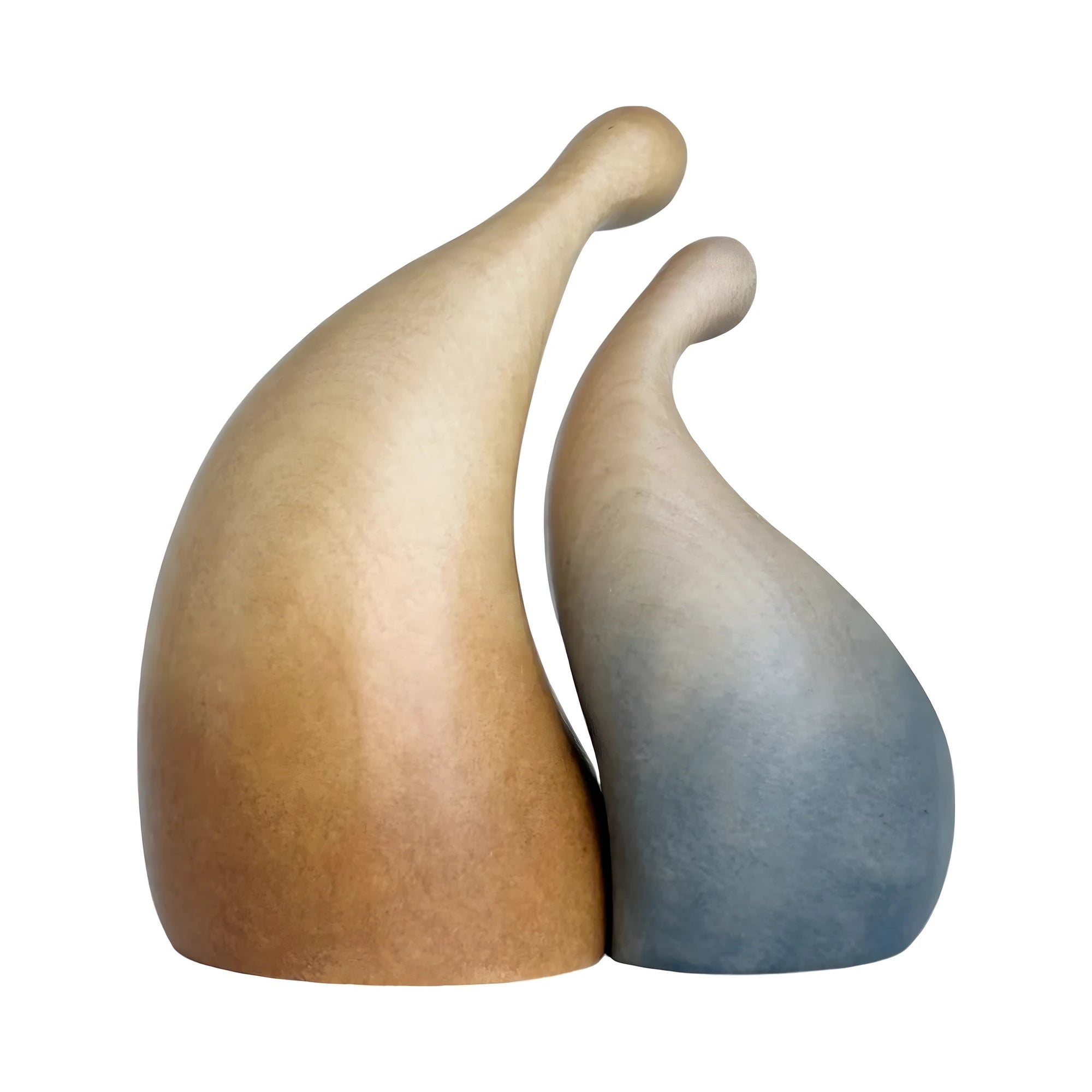 Abstract Holy Family Sculpture in Maple Wood Val Gardena