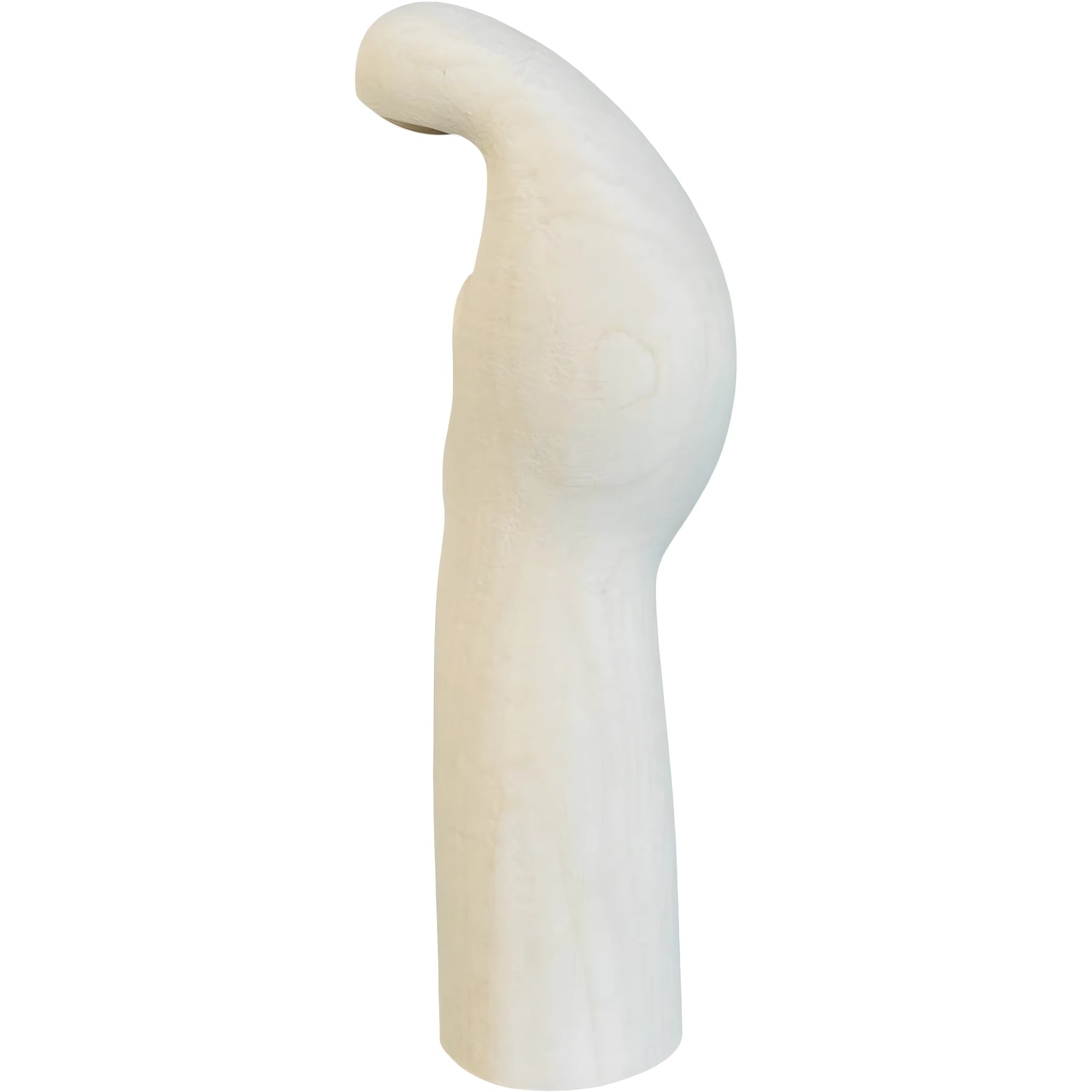 Abstract sculpture The Embrace in hand-carved Val Gardena wood