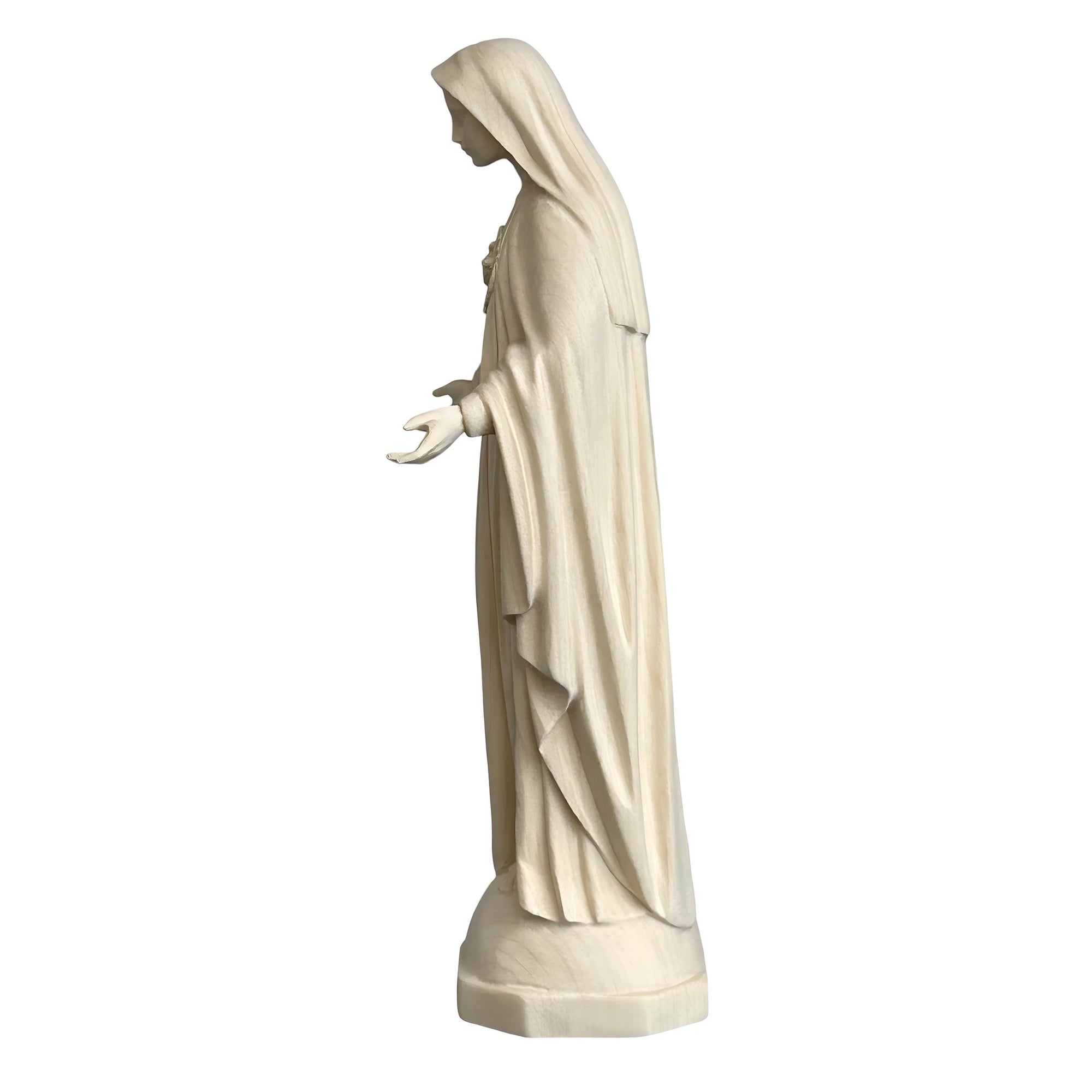 Scultura del Cuore Immacolato di Maria, Artigianato in Legno Val Gardena