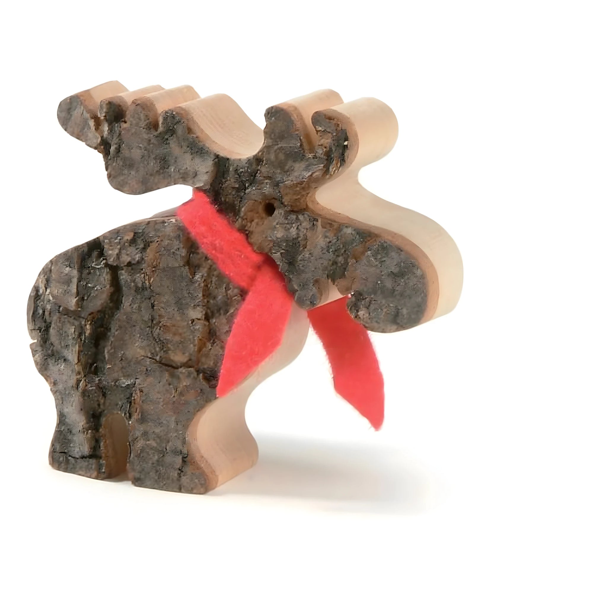 Wooden Moose and Bark Sculpture, Naturalia Collection