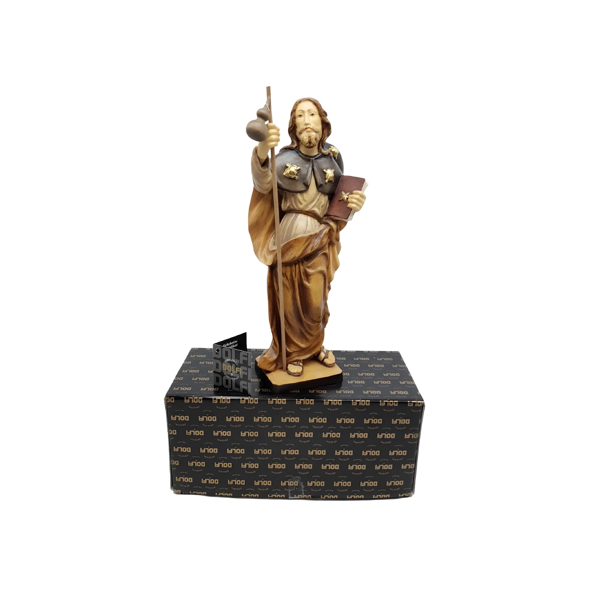 Scultura di San Giacomo di Compostela in Legno, Artigianato Val Gardena