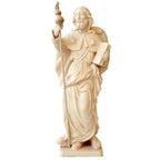 Sculpture de Saint-Jacques de Compostelle en bois, Artisanat Val Gardena
