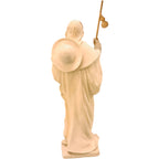 Sculpture de Saint-Jacques de Compostelle en bois, Artisanat Val Gardena