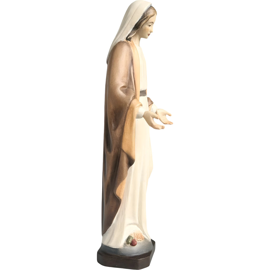 Escultura de Madera Virgen Inmaculada Concepción de Val Gardena