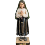 Scultura in Legno "Pastorella Lucia" di Fatima | Arte Sacra Val Gardena