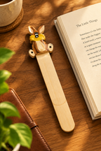 Kaninchen-Lesezeichen aus Ahornholz, 12 cm | DOLFI