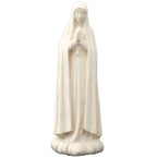 Estatua Hecha a Mano Virgen de Fátima de Madera Tallada a Mano Val Gardena