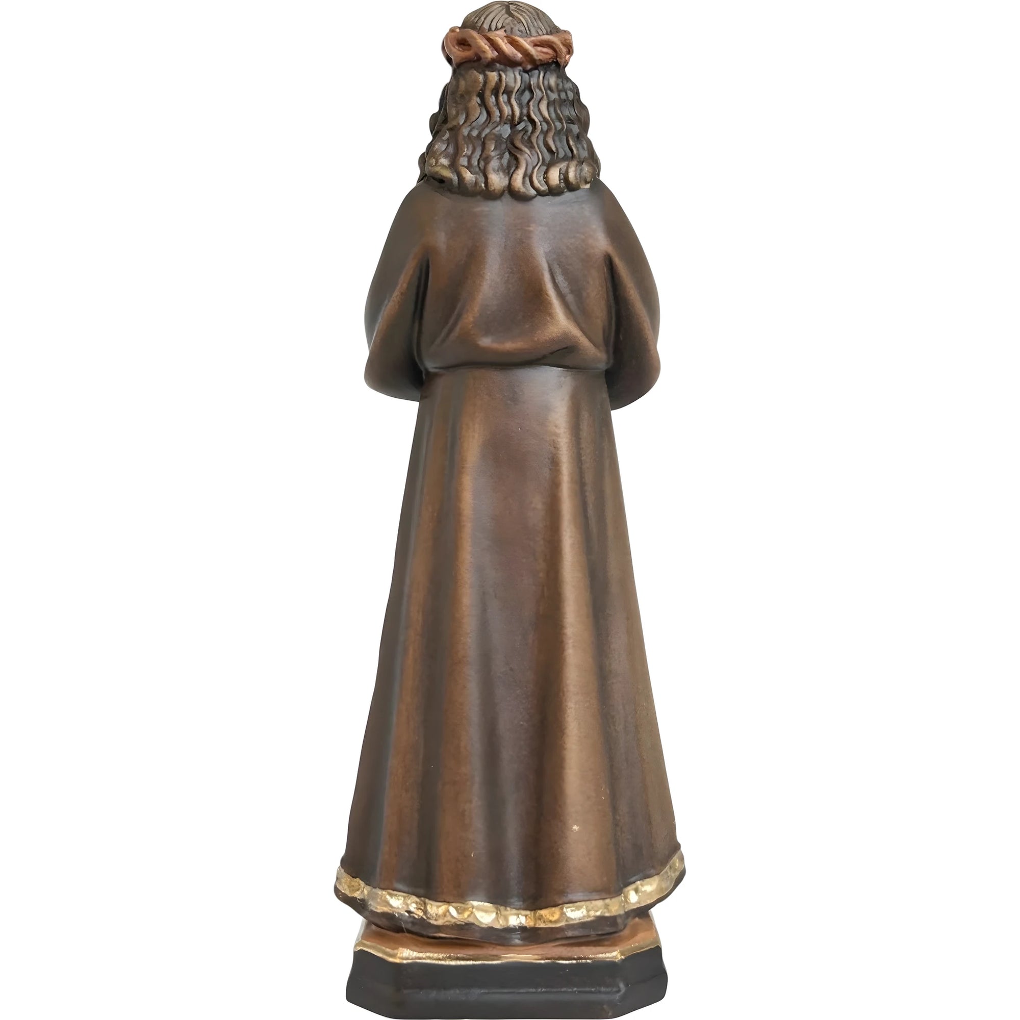 Estátua Cristo Jesus de Medinaceli Esculpida à Mão em Madeira do Val Gardena