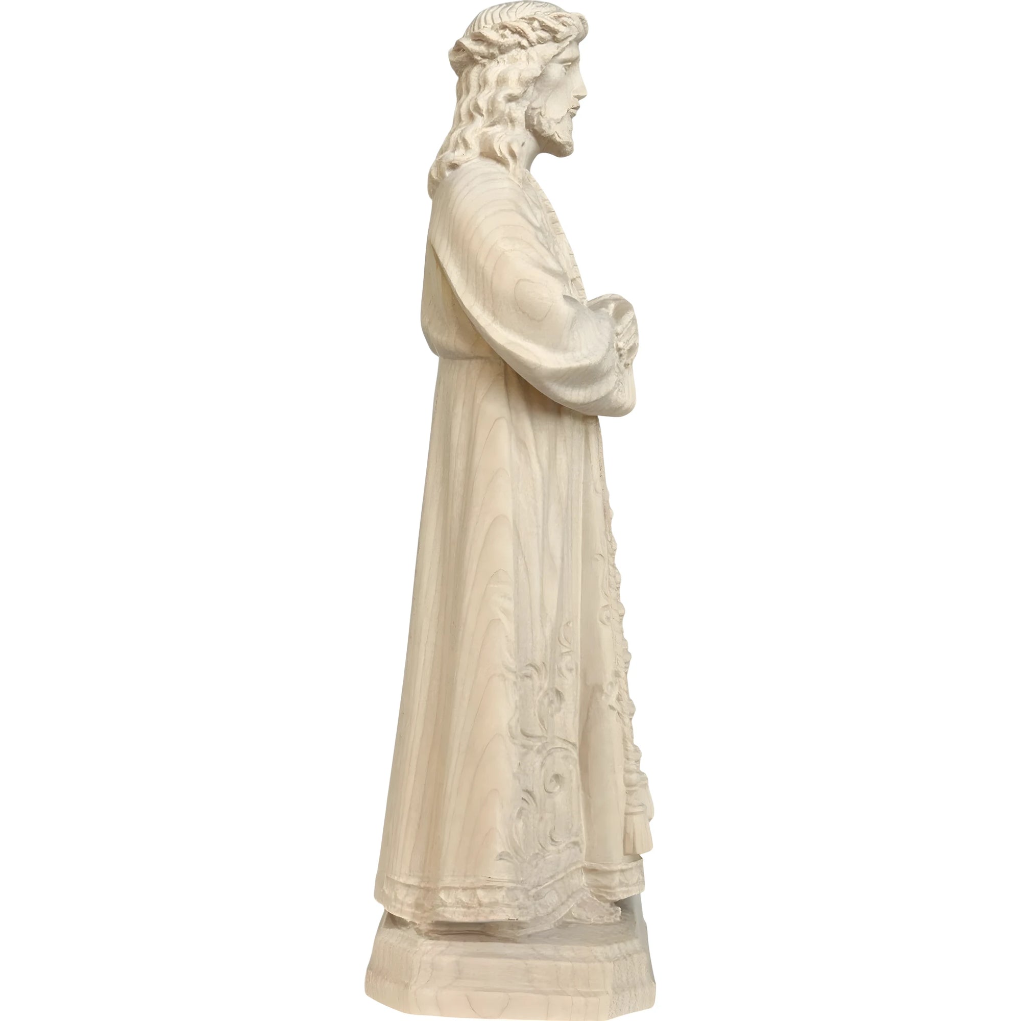 Estátua Cristo Jesus de Medinaceli Esculpida à Mão em Madeira do Val Gardena