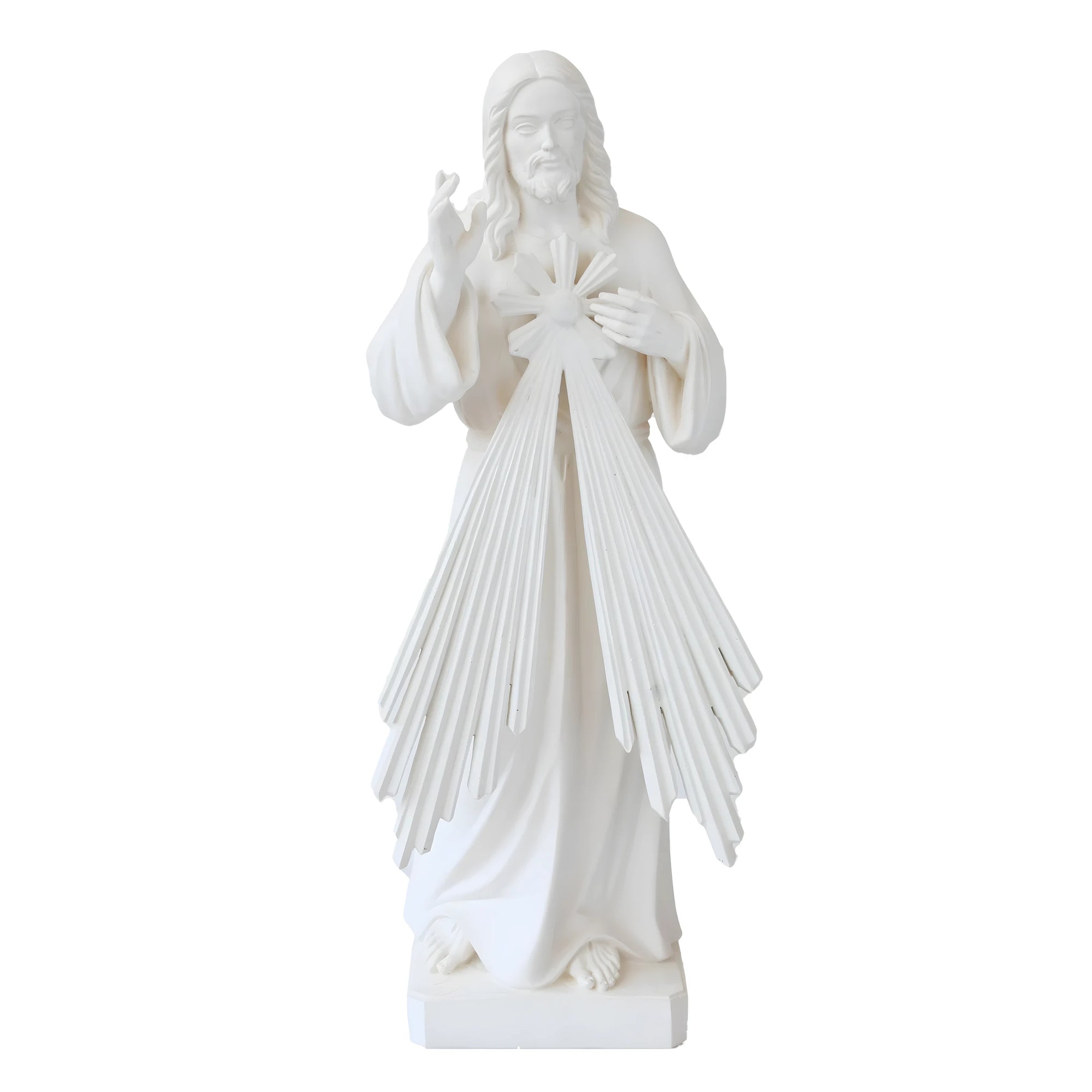 Statua Gesù Cristo Misericordioso in Fibra di Vetro - Artigianato Val Gardena