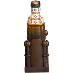 Black Madonna of Montserrat Statue Enthroned with Child