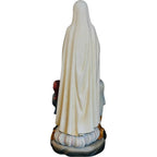 Statua Madonna Pellegrina di Fátima in Legno Scolpito Val Gardena
