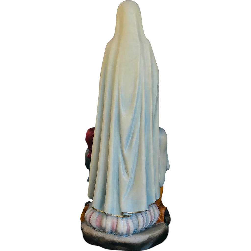 Sculpted wooden statue of Our Lady of Fatima, Val Gardena