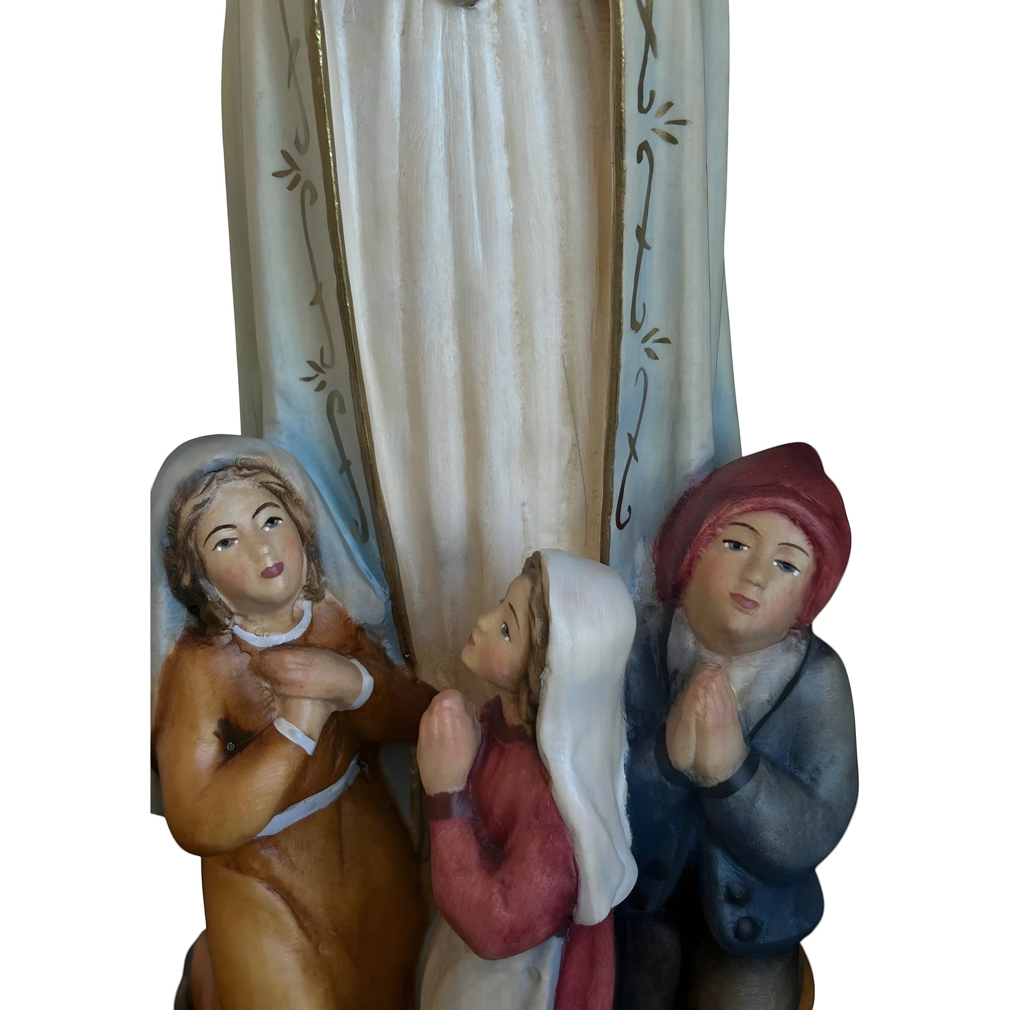 Sculpted wooden statue of Our Lady of Fatima, Val Gardena